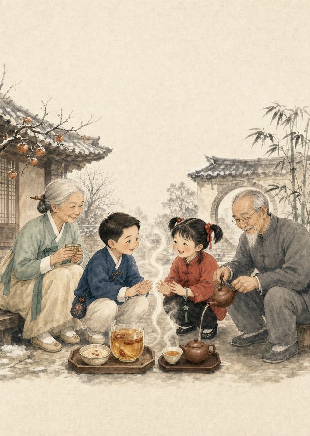 따뜻한 두 잔