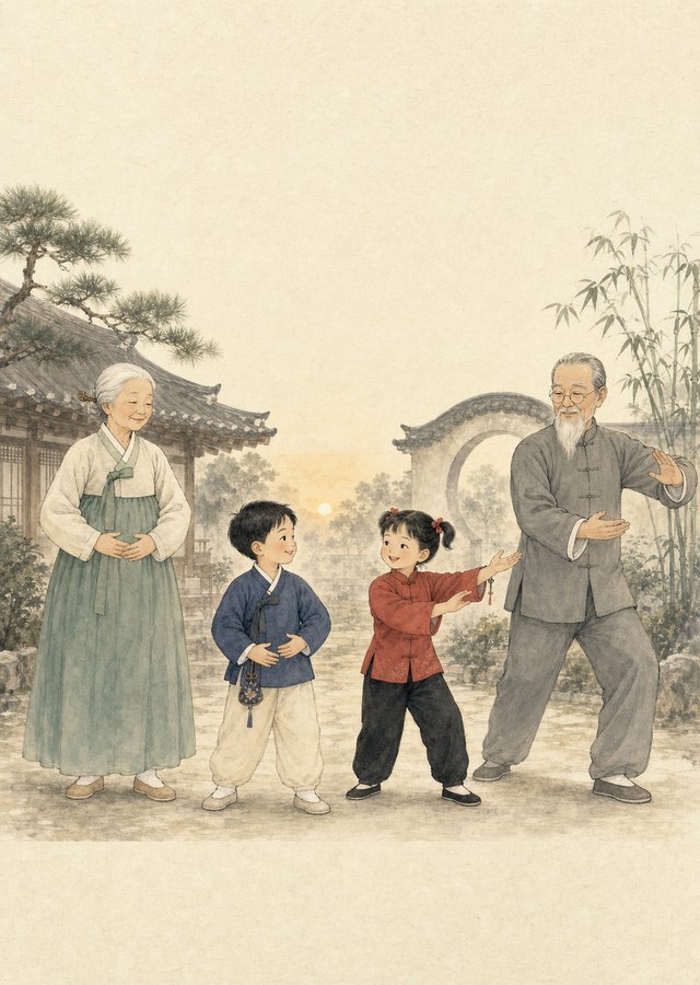느린 숨, 고운 몸